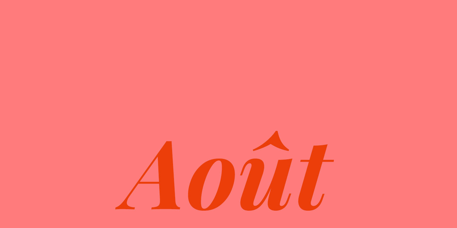 aout août
