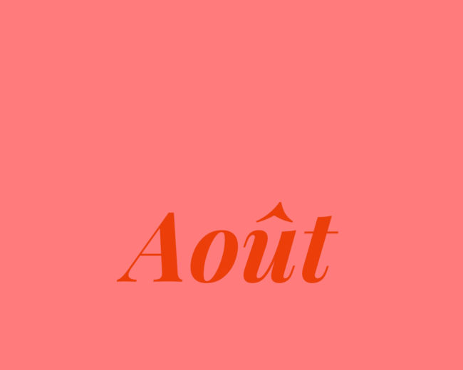 aout août
