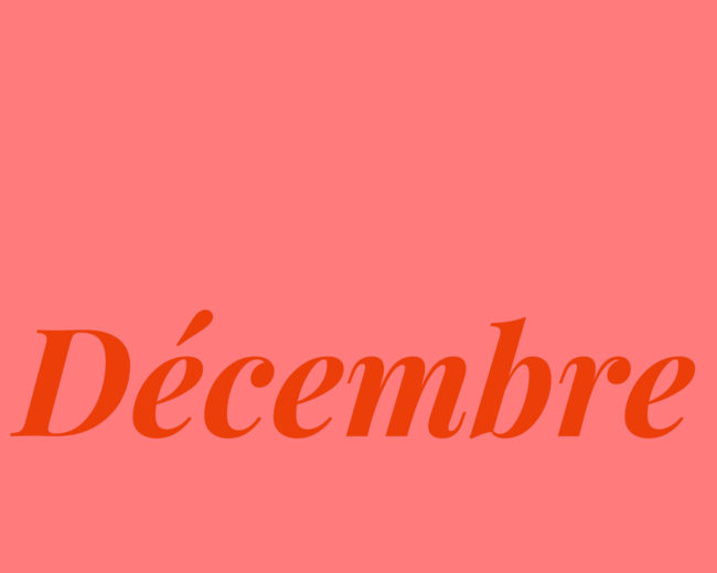decembre décembre